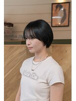 シビバイレボ(CIBI by revo)&nbsp;地毛風カラー/切りっぱなしボブ/ショートボブ[船橋]