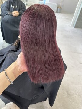 ボルドー/ワインレッド/ハイトーンカラー/ブリーチ/名古屋/栄