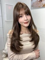 オニキス(ONYX)&nbsp;C04ブリーチなしヘーゼルベージュザクザクレイヤーカット表参道