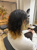 アフィネ ヘアライフデザイン(Affiner HAIR LIFE DESIGN)&nbsp;インナーカラー×スパイラルパーマ