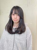 シアアルン 新小岩店(SHEER alun) ◆小顔効果◎顔周りレイヤー×コテ巻きワンカール【新小岩】