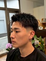 理髪 縁&nbsp;フェード×アップバングショート