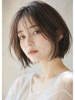 ラベストオイケ(LOVEST OIKE) 【LOVESTOIKE】フレンチショートボブ×透け感ベージュ