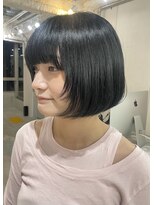 ジェスター 烏丸御池店(JESTER)&nbsp;ボブ×顔周りレイヤー×フェイクブラック