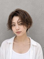 エストアール フクオカ 福岡博多店(est-r. Fukuoka)&nbsp;ハンサムショート×パーマスタイル
