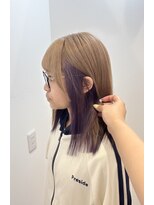 ラズ(Luz)&nbsp;beige×grapecolor