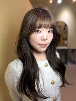 ウタ 大通×ロングレイヤー×ココアグレージュ