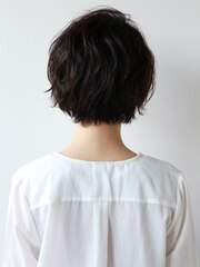 【K-two】くせ毛風でこなれ感UP!センシュアルショートhair