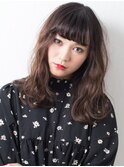 厚めバングのGirly Wave★QUATRO44