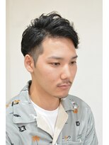 ヘアーデザイン キーピース(Hair design Key Piece) 七三ツーブロック