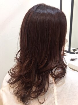 ヘアーアンドメイク アムール(hair&make Amour) 大人女子にオススメ暖色ラーでロングレイヤー