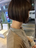 ヘアーアンドメイク シーク 八王子(HAIR&MAKE SeeK) えりあしギリギリ ミニボブ