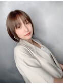 《era》ショコラベージュ　大人可愛い　ボブ　ショート　みわ