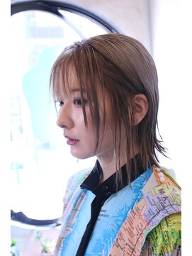 ブーケ(BOUQUET) 最先端女子におすすめ！ベージュ×外ハネボブ