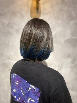 ボヌールヘア(BONHEUR HAIR) ブルーグラデーション