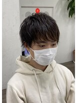 プライズ アイリス 池袋東口店(prize Iris)&nbsp;メンズショート/マッシュ/ウルフ/黒髪/￥5280