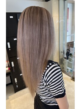 ミルクティー(Milk TEA) ブラウンベージュ☆ハイライトグラデーション 1.Q.6.16