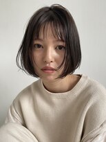 すっきり小顔ボブ