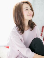 アルバハナレ 横浜(αlba HANARE)&nbsp;関内/髪質改善/艶カラー×ツヤ髪かきあげロング♪a