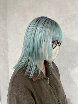 ハイプ(HYPE) 【藤沢横浜】ミントブルー/ターコイズブルー/顔周りレイヤー