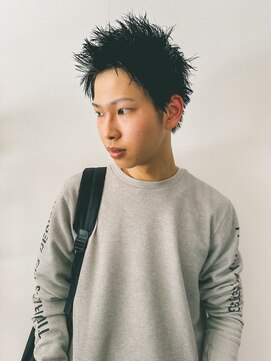 イルフレール(ill frere) 黒髪スパイキー