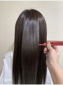 艶髪　髪質改善カラー  トーンダウン