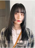 ブラックフェイスレイヤー_斜めバンググレージュカラー_ba462621
