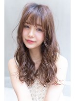 銀座　cheri  ゆる巻き×透明感カラー