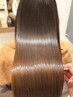 [絹髪][髪質整形]超高濃度水素ケアストレ-ト+メンテＣ+シルクTr¥24750