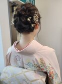 着物ヘアーアップ