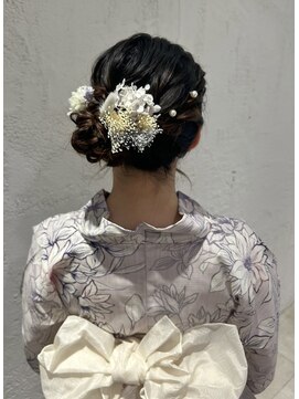 シェリ(Cheri) 【浴衣アレンジ】大人気！！サイドシニヨンヘア♪♪