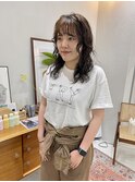 ミディアムパーマ セミロングパーマ 無造作パーマ / 井上