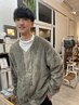 【Men's】デザインカット+フルカラー+クリームパーマ￥19000（津市/）