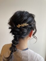 パーク(PERK)&nbsp;ミディアム編みおろしアレンジ