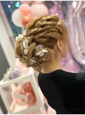 ナチュラル×ゴージャスアレンジ