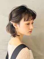 エミュ 伏見 国際センター(emu)&nbsp;ふんわりボブ/イヤリングカラー/インナーカラー/ショートバング