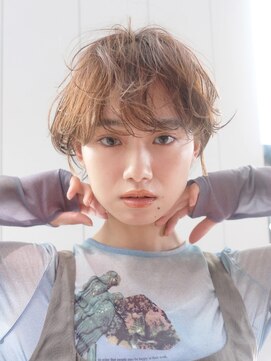 シオン(shion) 似合わせカットメルティカラーマロンベージュ_89446