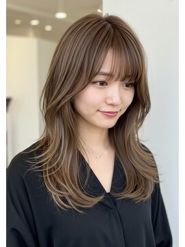 グルグル 下総中山店(GULGUL) ロング/顔周り/レイヤーカット/ハイライト/下総中山