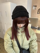 ユッカ 梅田(YUCCA)&nbsp;【 YUCCA 】大人可愛い/オレンジ/顔まわりレイヤー