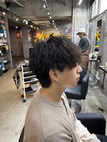 カーニー 上野(kearny)&nbsp;ツイストスパイラルパーマ/縦落ちパーマ/ショートマッシュ