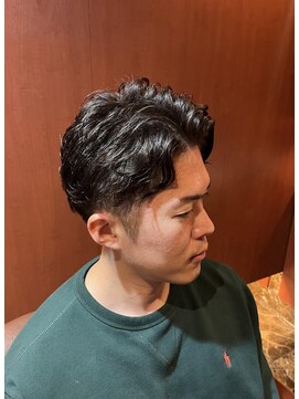 ヘアモード キクチ 銀座店 銀座　理容室　ナチュラルパーマ　ビジネスヘア