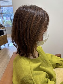 リール ヘアー 箱崎店(rire hair) ミディアムレイヤー