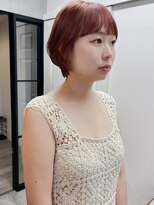 プフ 伏見(puf)&nbsp;[puf 伏見/丸の内/栄/名古屋]ピンクオレンジボブ★曽我