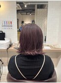 ぱつっとボブ 外ハネボブ ぱつっとレイヤーボブ