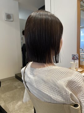 ヘアーエスクールステラ(hair S.COEUR stella) ヘイリーボブ/切りっぱなしボブ/大阪枚方美容室