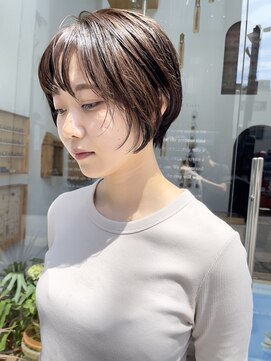 ヌード(NUDE) NUDE フェザーショート前髪ありショート大人ショートボブ