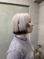 ファビ 渋谷(Fab)&nbsp;くびれヘア/暗めカラー/アプリコットオレンジ/縮毛矯正