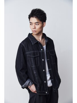 ロンドオム 池袋(Lond Homme) men's/メンズ/ブルーブラック/フェザーパーマ/サーフカール/池袋