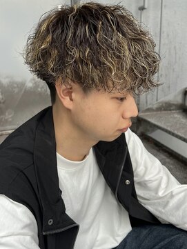 リコ ヘアアンドリラクゼーション 名駅店(LICO HAIR＆RELAXATION) 波巻きスパイラル　ハイライトカラー　名古屋駅/名駅/パーマ