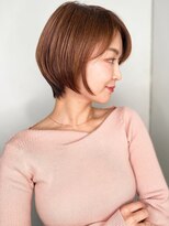 カバーヘア ブリス 北浦和(COVER HAIR bliss)&nbsp;ミルクティーピンクマッシュボブショートp1北浦和20代30代40代